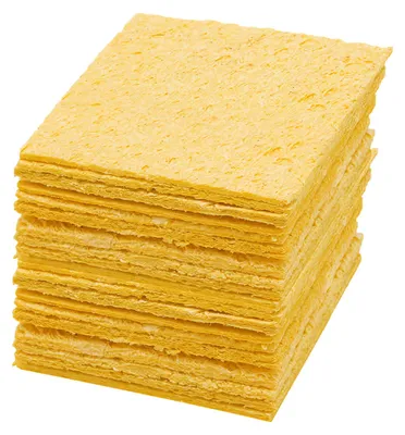 Productafbeelding van 20 stuks soldeerspons 6,7 x 6,7 x 1 cm voor reiniging