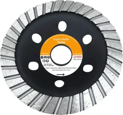 Produktbild von Schleifteller Profitech Diamant Turbo Ø 115x22,23 mm