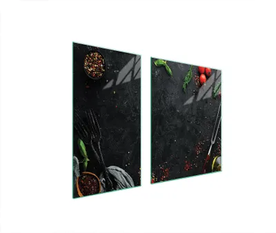 Produktbild von Glasschutzplatte Für Herd 90X52 Schiefer