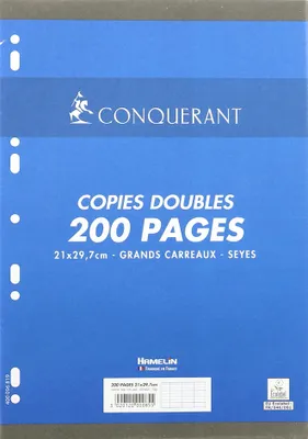 Image de CONQUÉRANT SEPT  400154630 CONQUERANT Sept Kanzleipapier, DIN A4, SEYES, 100 Blatt