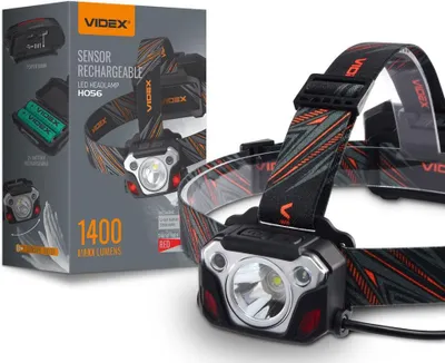 A product box and the headlamp are shown.