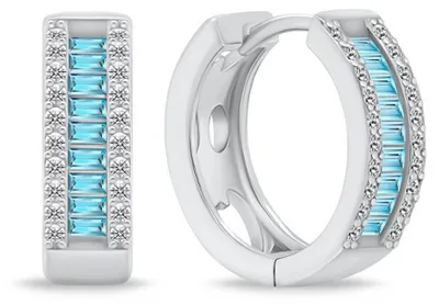 Produktbild von Sparkling silver rings with zircons EA475WAQ