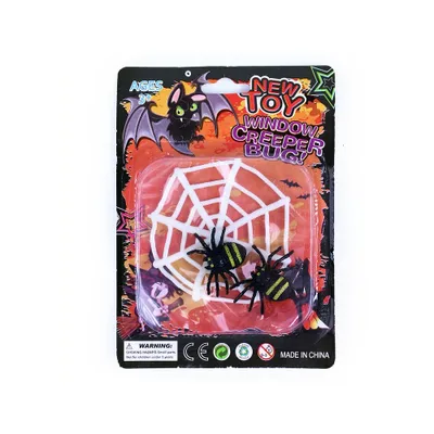 Produktbild von RAPPA Spinnennetz mit Spinnen - Dekoration für Halloween