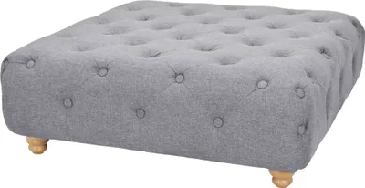 Produktbild von Eunoia Pouf 80 cm Elba Hellgrau