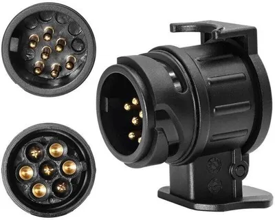Produktbild von 13-polige Autoanhängeradapter - Kort - Adapter für kurze Anhänger - Für Autos und LKW - Kurz - Adapterteile