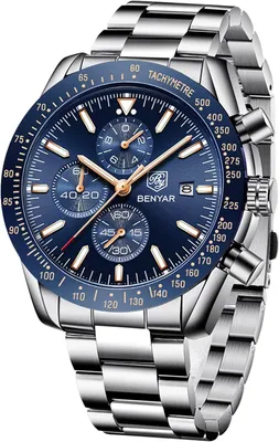 Zdjęcie produktu dla dla mężczyzn, skórzany pasek, męska moda biznesowa, sportowy design, 30M wodoodporny, elegancki chronograf, kwarc analogowy