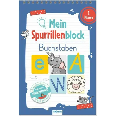 Produktbild von Trötsch Mein Spurrillenblock Buchstaben Übungsbuch