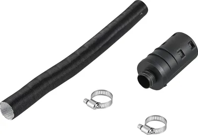 Image de SucceBuy Kit de tuyaux d'aspiration pour chauffages diesel, tuyau de conduit de 25 mm pour chauffages autonomes, tuyau flexible et malléable de filtre d'aspiration d'air-silencieux pour réchauffeurs d'air de 2 kW, 5 kW et 8 kW
