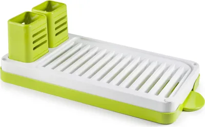 Obrázek produktu pro Odkapávač na nádobí Ibili, plast, 44x22x13cm, bílá/zelená
