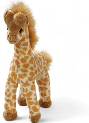 Produktbild von Carl Dick Giraffe stehend ca. 15cm lang, ca. 18cm hoch 3411002 Kuscheltier, Plüschtier, Stofftier