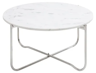 Zdjęcie produktu dla Stolik kawowy, 65 cm, marmurowy design, nowoczesny, do salonu. KUP TERAZ