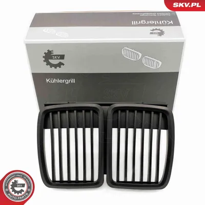 Produktbild von ESEN SKV 66SKV147 Kühlergrill Frontgrill für BMW 3 Limousine (E30) Mitte Schwarz-Matt