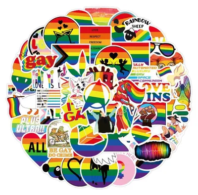 Immagine prodotto di Confezione di adesivi - LGBTQ