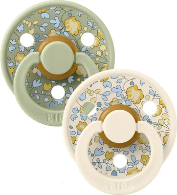 Obrázek produktu pro BIBS X LIBERTY Colour dudlíky z přírodního kaučuku 2ks vel. 1 Ivory / Sage