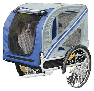 Produktbild von Fahrradanhänger, Vielseitiges Design, Langlebiges Material, Blau