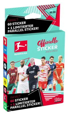 Produktbild von Topps Bundesliga Sammelsticker 2021/22 - 1 Blister