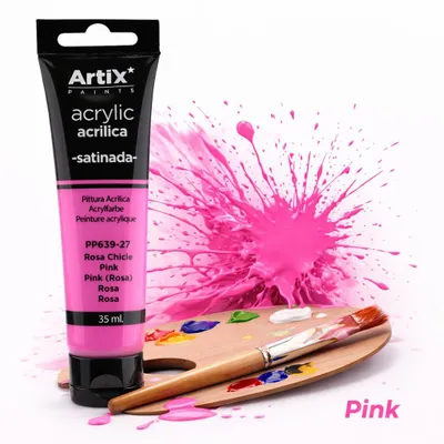 Produktbild von Acrylfarbe PINK Artix PP639-27, 35ml