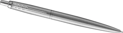 Produktbild von Parker Jotter XL Kugelschreiber | Monochrome Edelstahl | mittlere Stiftspitze | blaue Tinte | Geschenkbox