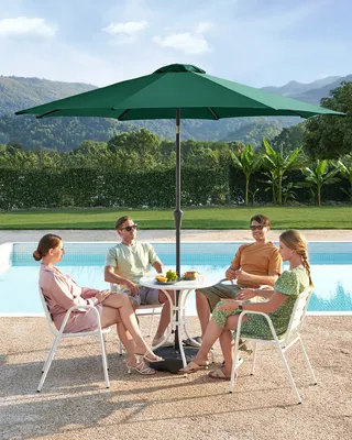Produktbild von SONGMICS Sonnenschirm Ø300 cm UPF 50+ beidseitig um 30° knickbar