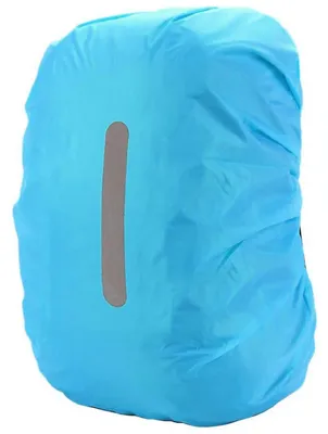 Immagine prodotto di Copertura impermeabile per zaini, riflettente, colore blu, taglia L (40-50 litri)