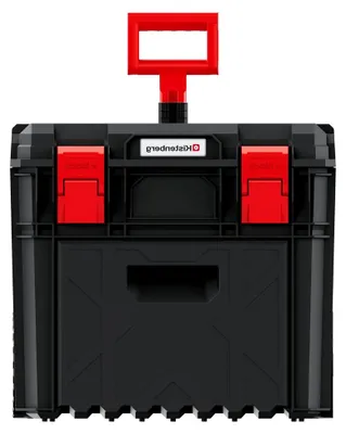 Produktbild von Werkzeugtrolley mit Schublade und Werkzeughaltern, rollende Werkstatt (546 x 380 x 510 mm)