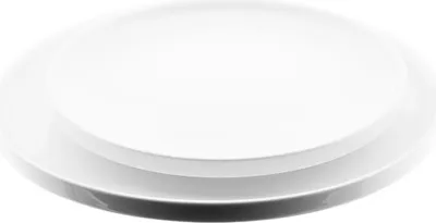 Produktbild von Almina 2 Teiliges Servierteller-Set aus Porzellan Weiß Runder Form 26 cm