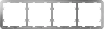 Image de Cadre Ajax pour 2 Interrupteurs Sidebutton et 2 Centerbutton - AJ-FRAME-4