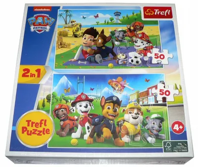 Produktbild von Trefl Paw Patrol Puzzle Set 2in1 für Kinder