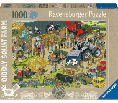 Zdjęcie produktu dla RAVENSBURGER Puzzlefarm, sklep "Diddly Squat", 1000 elementów
