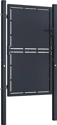 Obrázek produktu pro vidaXL Ocelová zahradní brána 100 x 175 cm antracitová