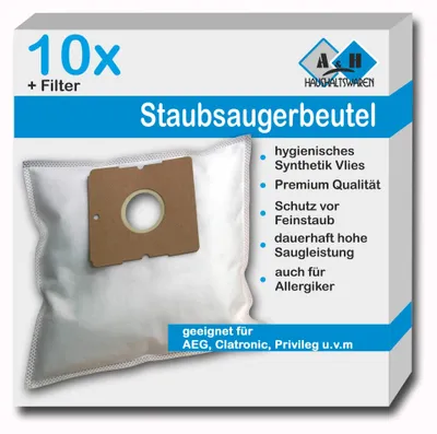 10 Staubsaugerbeutel für SWIRL Y05/Y93/Y101/Y201 u.a.