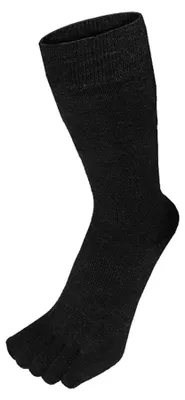 Produktbild von Feuchtigkeitsableitende Uni-Zehensocken aus Outdoor-Wolle