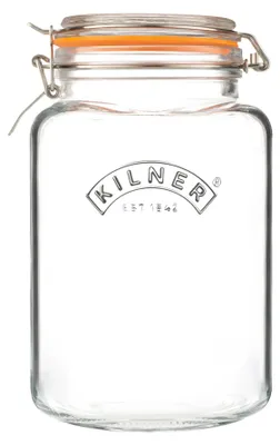 Produktbild von Kilner Quadratisches Einmachglas mit Bügelverschluss, 3 l