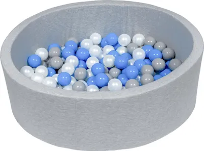 Produktbild von Bällebad Spielplatz + 150 Perlenbälle, blau, grau