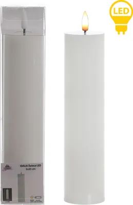 Zdjęcie produktu dla Idalia Świeca Led Walec 5X5X23 Cm