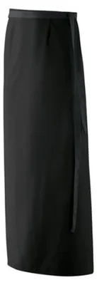Produktbild von Bistroschürze XXL 130 x 100 cm, schwarz : schwarz : 65% Polyester 35% Baumwolle