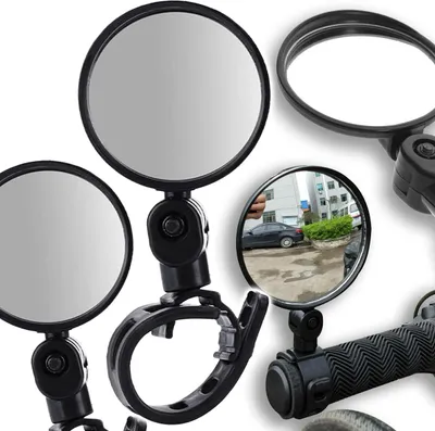Produktbild von BIKE ROLLER REGELBARER FÜHRERSPIEGEL 75 mm Gummigriff 2St.