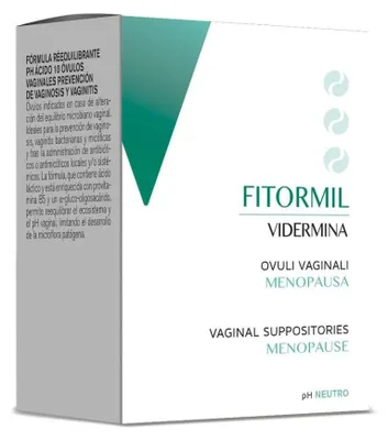 Imagen del producto de FITORMIL VIDERMINA 10 óvulos vaginales para la menopausia