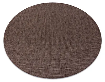 Immagine prodotto di Tappeto SIZAL SION cerchio A5165A Melange tessuto piatto marrone marrone ruota 150 cm