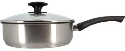 Produktbild von Bratpfanne – MENASTYL – 6020248 – Edelstahl – 28 cm – Geeignet für alle Herdarten, inklusive Induktion