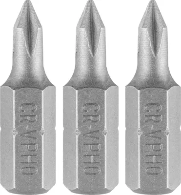 Immagine prodotto di Inserti PH0 x 25 mm, 3 pezzi
