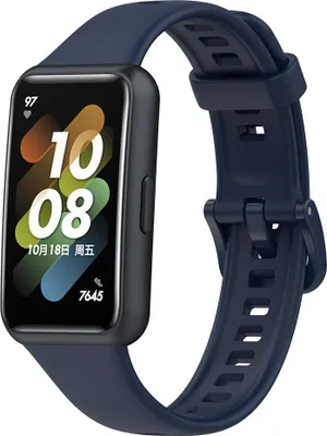 Produktbild von Strap-it Huawei Band 7 TPU-Armband (Dunkelblau)