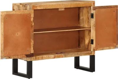 Obrázok produktu pre vidaXL Príborník 80x30x71 cm z masívneho surového mangového dreva a kovu