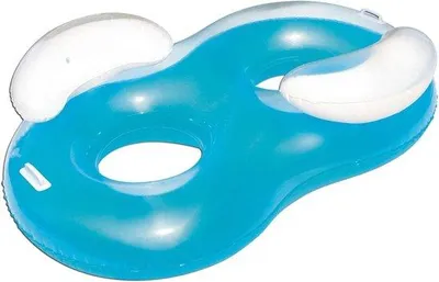 Produktbild von Famanu Schwimmring Lounge 188 x 117 cm mit Rückenlehne - für 2 Personen