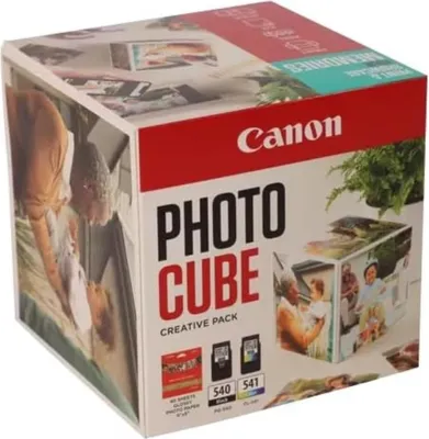 Immagine prodotto di Canon Photo Cube Creative Pack - Lucido - Confezione da 2 pezzi - Nero, Colore (ciano, magenta, giallo)