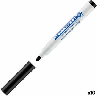 Produktbild von Schiefermarker Edding 661 Schwarz (10 Stück)
