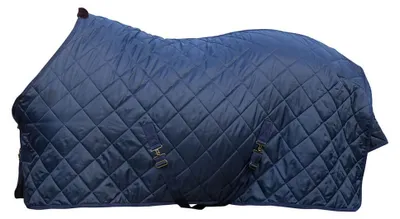 Immagine prodotto di Coperta da stalla HKM, taglia 115 - Coperta invernale da stalla, 150 grammi - blu scuro