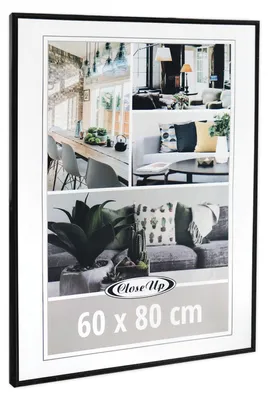 Zdjęcie produktu dla Ramka na plakat 60 x 80 cm czarna
