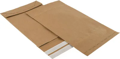 Produktbild von 25x Faltenbeutel mit Doppelfixverschluss aus Kraftpapier 120 g/m² 300x80x430 + 110mm