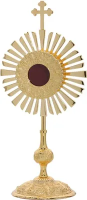 Produktbild von 1627 Reliquiar Reliquie Monstranz Hausaltar Vergoldet Rund 46cm